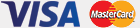 visa and mastercard logos